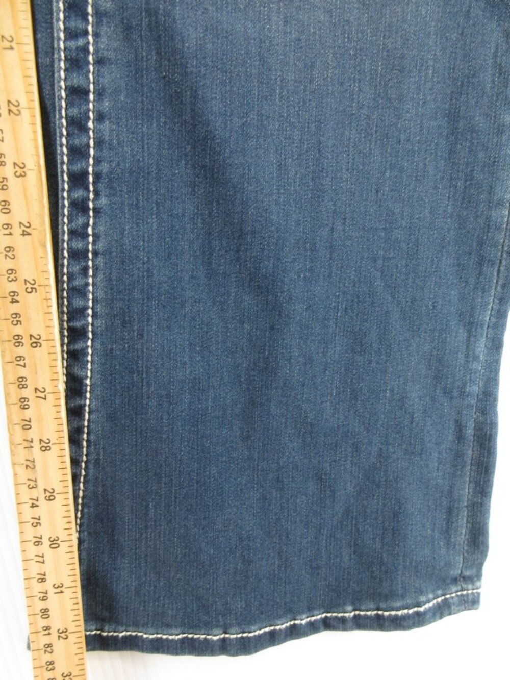 Seven7 Jeans 20 Plus Luxe Bootcut Embellished Rhinestone Denim Pants - Picture 7 of 14